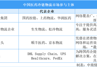 2025年中國醫(yī)藥冷鏈物流行業(yè)重點企業(yè)分析（圖）