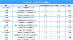 2025年11月19日全國(guó)各地最新雞蛋價(jià)格行情走勢(shì)分析