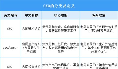 2026年中国CXO（医药外包）行业市场前景预测研究报告（简版）