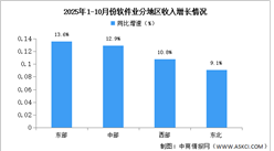 2025年1-10月中国软件业分地区运行情况分析（图）