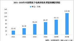 2026年中国锂离子电池回收处理量及行业发展前景预测分析（图）