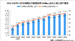 2025年1-11月中国通信业总体运行及电信用户发展情况分析（图）