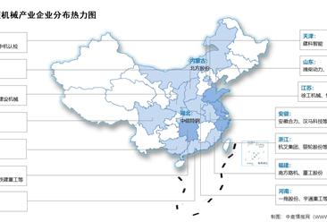 2026年中国工程机械平均工作时长及相关上市企业分布情况预测分析（图）