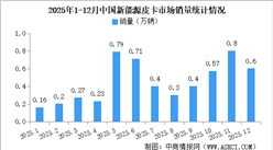 2025年中国新能源皮卡销量情况：销量同比增长243%（图）