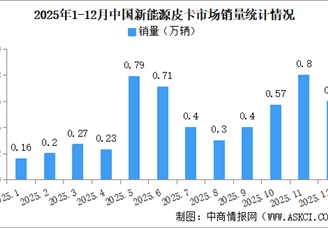 2025年中国新能源皮卡销量情况：销量同比增长243%（图）