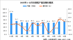 2025年12月全国铅产量数据统计分析