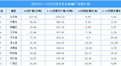 2025年全国各省市烧碱产量排行榜