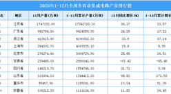 2025年全国各省市集成电路产量排行榜