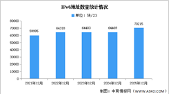 2025年中国IPv6地址数量及活跃用户数量分析（图）