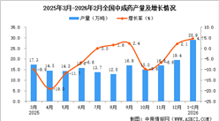 2026年1-2月全国中成药产量数据统计分析