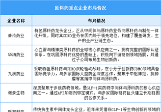 2026年中国原料药产量及重点企业布局情况预测分析（图）