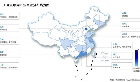 2026年中国工业互联网产业增加值及相关上市企业分布预测分析（图）