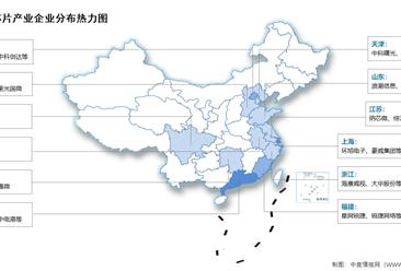 2026年中国AI芯片相关上市企业及企业热力分布图预测分析（图）