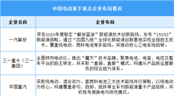 2026年中國(guó)電動(dòng)重卡銷量及重點(diǎn)企業(yè)分析預(yù)測(cè)分析（圖）