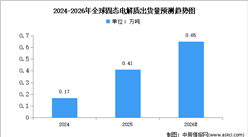 2026年全球及中国固态电解质出货量预测分析（图）