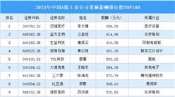 2025年中国A股上市公司董秘薪酬排行榜TOP100（附榜单）