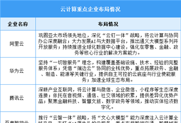 2026年中国云计算市场规模及重点企业预测分析（图）