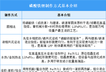 2026年中国磷酸铁锂行业市场前景预测研究报告（简版）