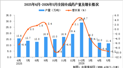 2026年5月全国中成药产量数据统计分析