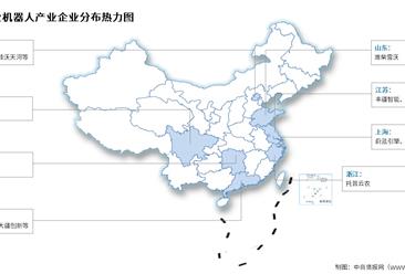 2026年中国农业机器人市场规模及相关企业热力分布图预测分析（图）