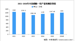2026年中国磷酸一铵及磷酸二铵产量预测分析（图）