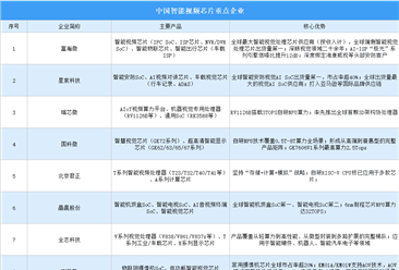 2026年中国智能视频芯片重点企业及企业分布分析（图）