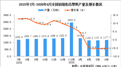2026年6月全国初级形态塑料产量数据统计分析