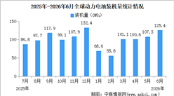 2026年上半年全球动力电池装机量情况：磷酸铁锂动力电池装机量占比61.8%（图）