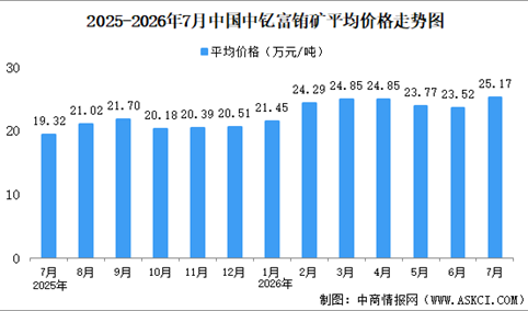 2026年7月中国稀土价格走势分析：价格指数呈波动上涨态势
