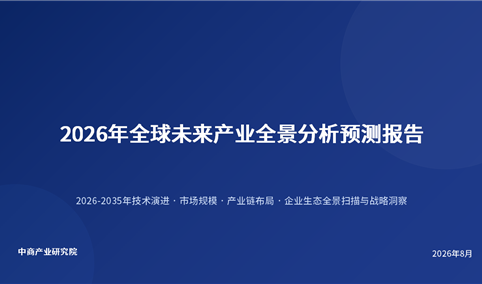 中商产业研究院：《2026年全球未来产业全景分析预测报告》发布