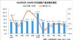 2026年7月全国铅产量数据统计分析