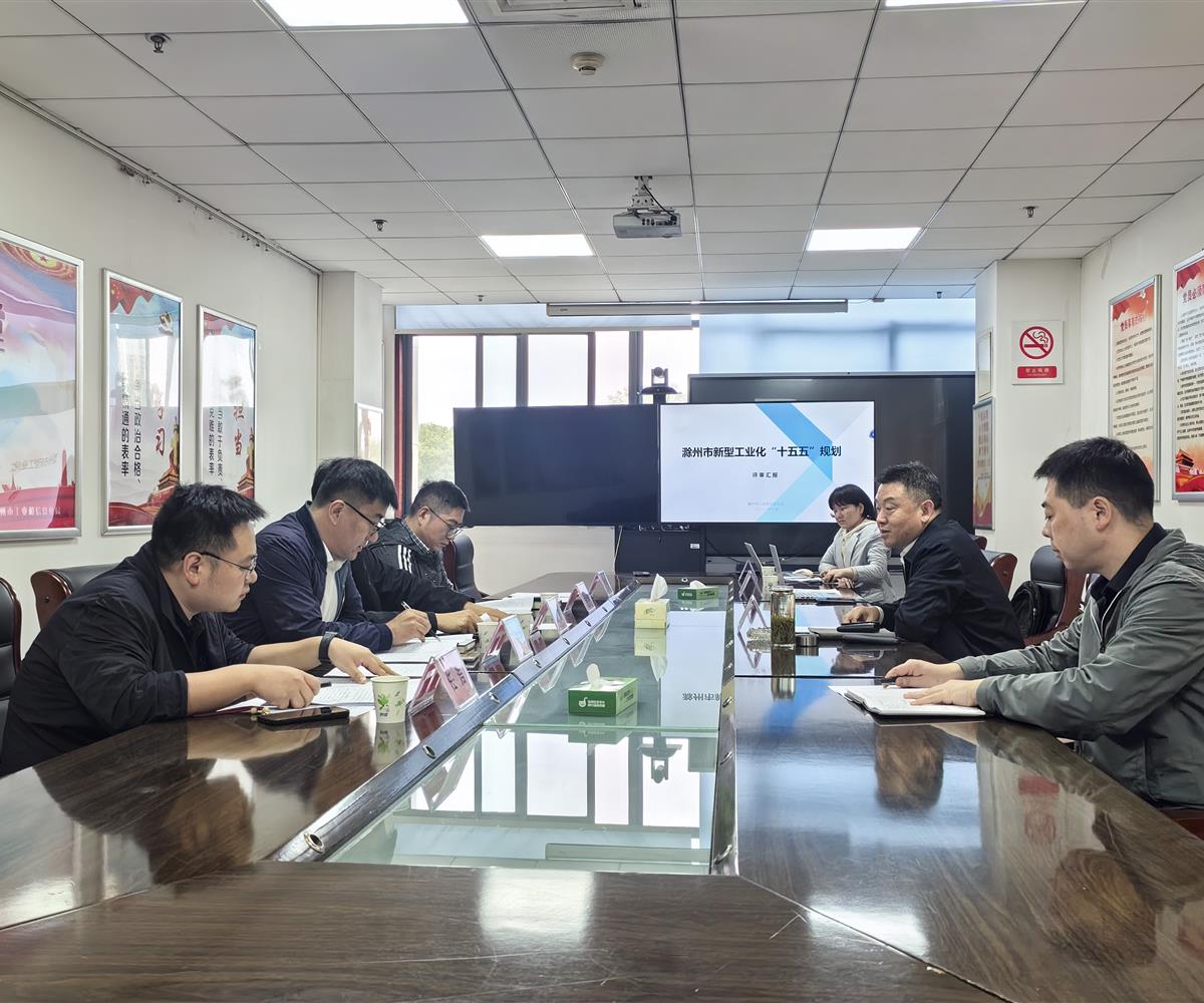 《滁州市新型工业化“十五五”规划》通过专家评审