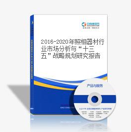 2019-2023年照相器材行业市场分析与“十三五”战略规划研究报告