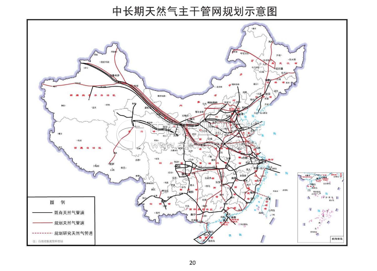 中国管道运输布局图片