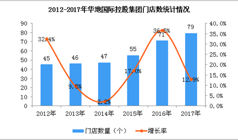 2017年华地国际控股集团经营数据统计分析