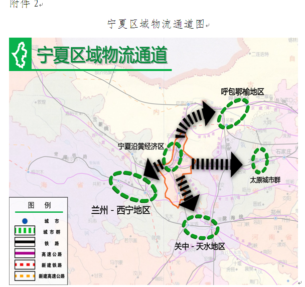 附件3宁夏高速公路规划图