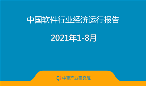 2021年1-8月中国软件行业经济运行报告（附全文）