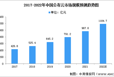 2022年中國公有云行業市場現狀分析（圖）