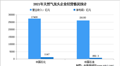 2022年中國天然氣龍頭企業市場競爭格局分析（圖）