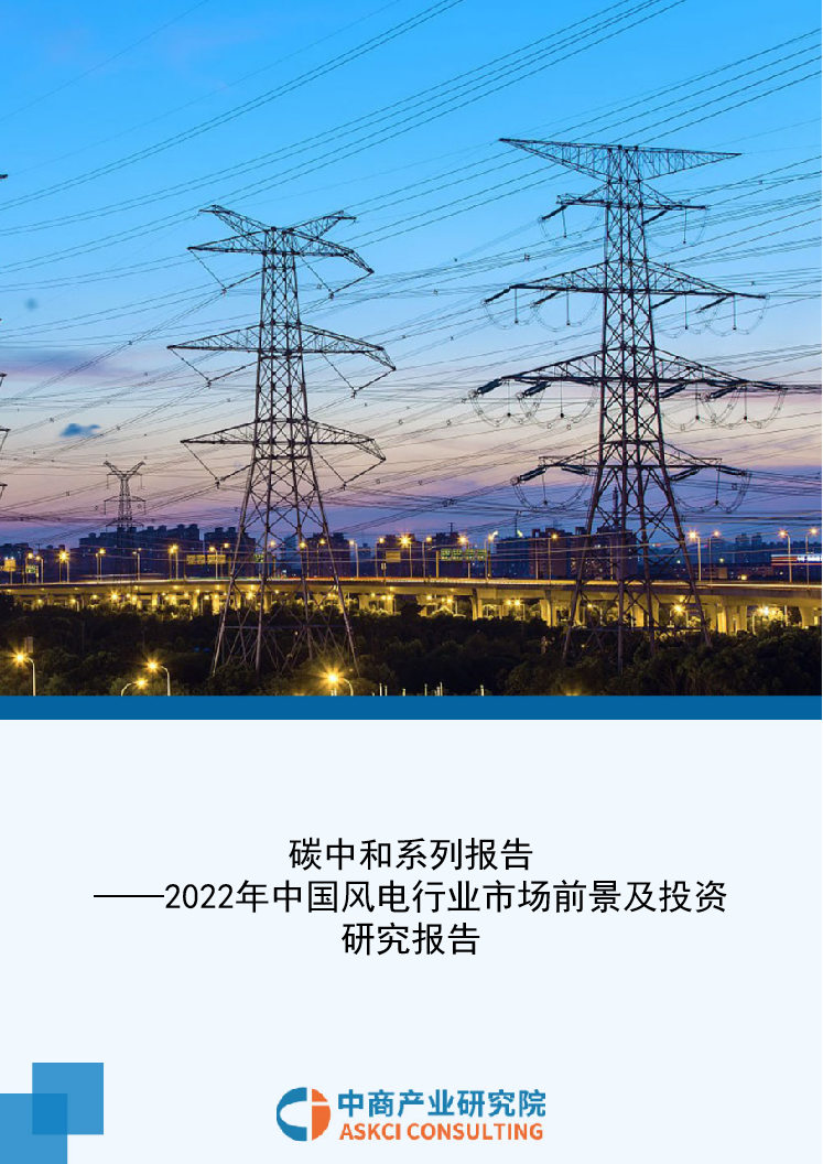 碳中和系列報告——2022年中國風電行業市場前景及投資研究報告