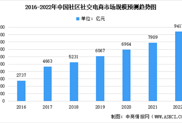 2022年中国社交电子商务及其细分领域市场规模预测分析（图）