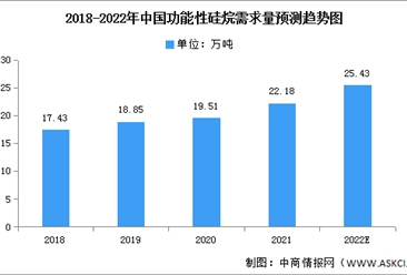 2022年中国功能性硅烷需求量及消费量预测分析（图）