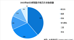 2022年第二季度全球及中國智能手機芯片市場份額分析：聯發科保持領先（圖）