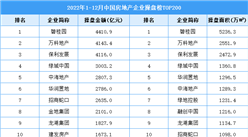 2022年1-12月中国房地产企业操盘榜TOP200