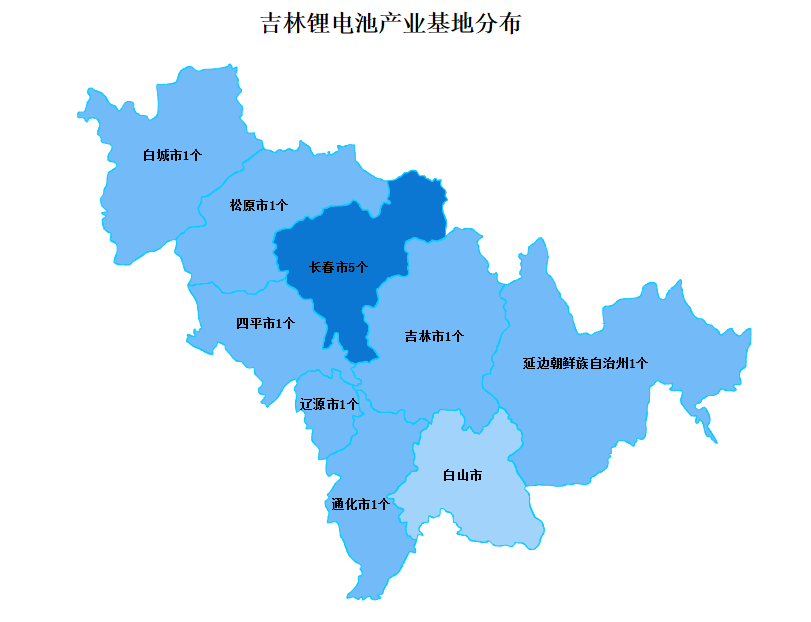 2023年吉林锂电池产业布局分析：长春产业基地最多（图）