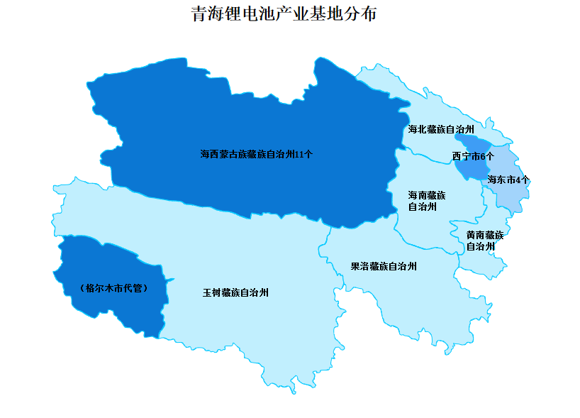 2023年青海鋰電池產(chǎn)業(yè)布局分析：海西產(chǎn)業(yè)基地最多（圖）