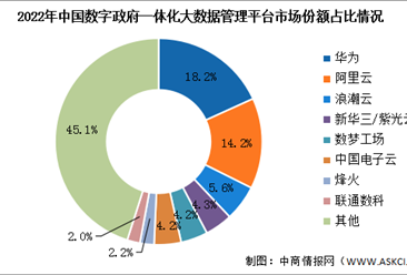 2023年中国数字政府一体化大数据管理平台市场规模及竞争格局预测分析（图）
