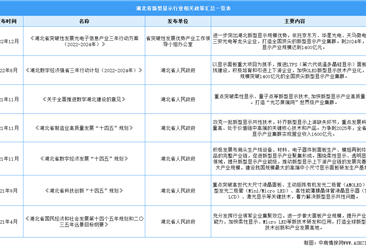 2023年湖北省新型显示最新政策汇总一览（表）