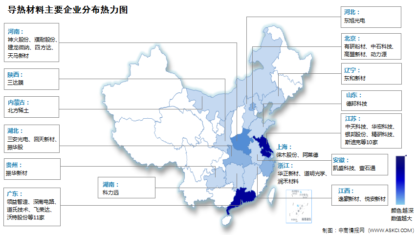 2024年中国导热材料行业市场规模及企业分布预测分析（图）