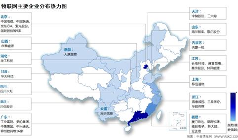 2024年中国物联网市场现状及企业分布情况预测分析（图）